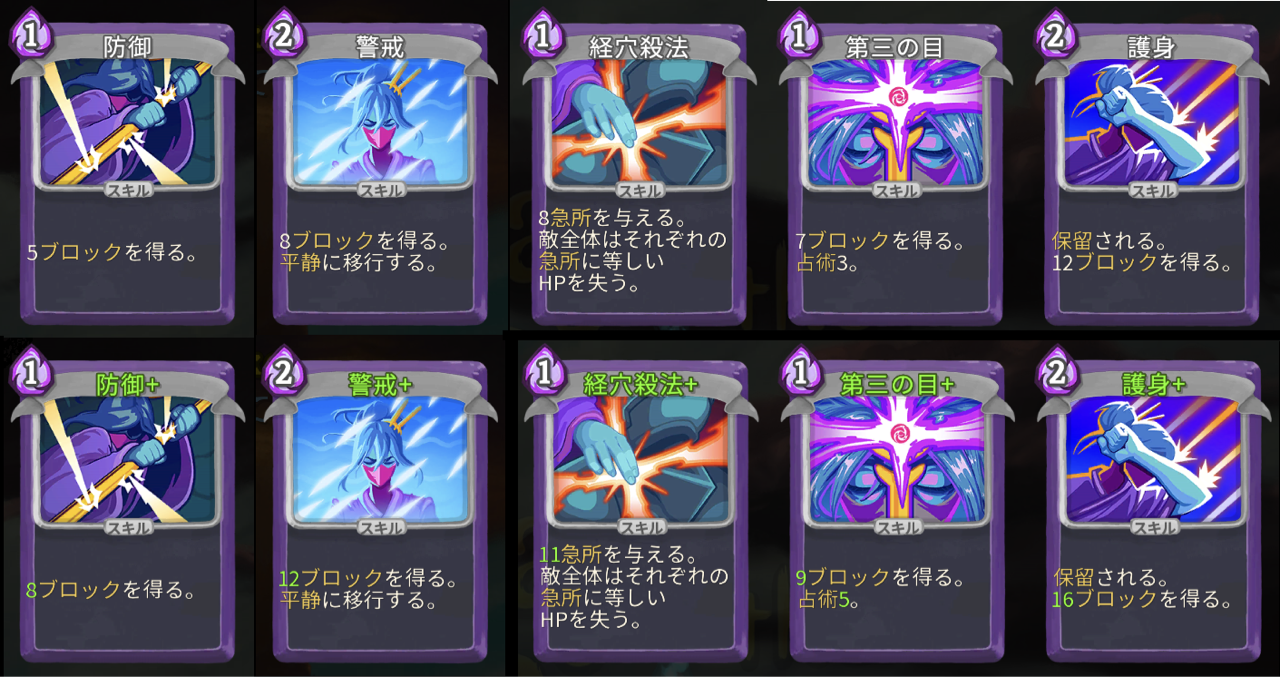 Slay the Spire】ウォッチャー カード評価 (スキル編) : 横好き Slay the Spire】ウォッチャー カード評価 (スキル編) : 横好き