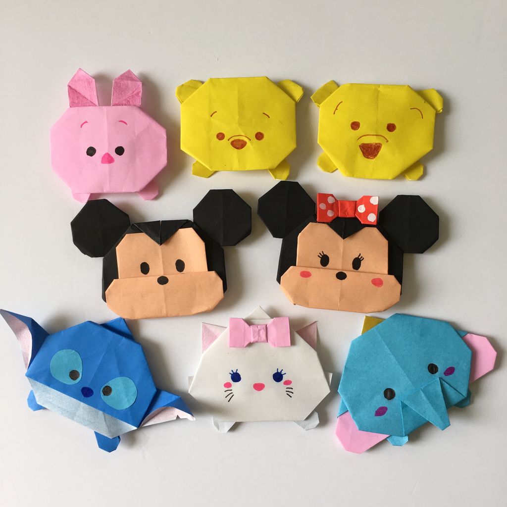 ディズニーツムツムの折り紙 日々是ハンドメイド