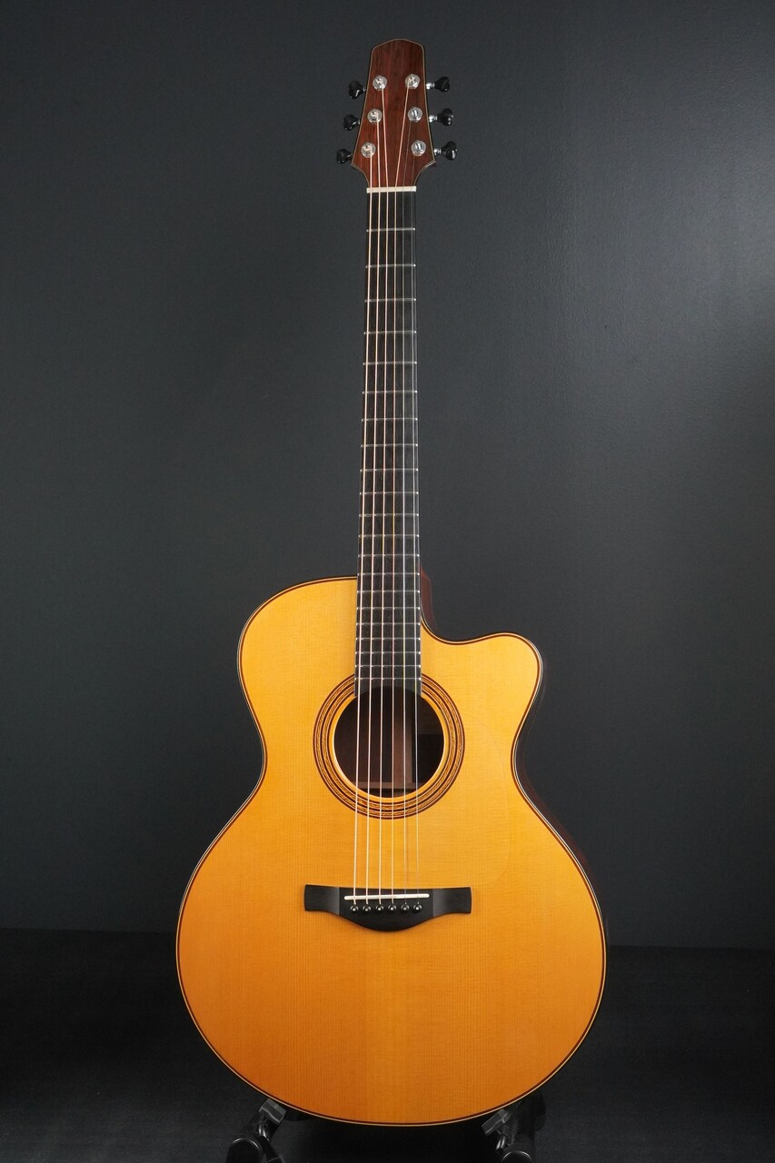 Ed Claxton EM Cutaway Adirondack Spruce/Brazilian Rosewood