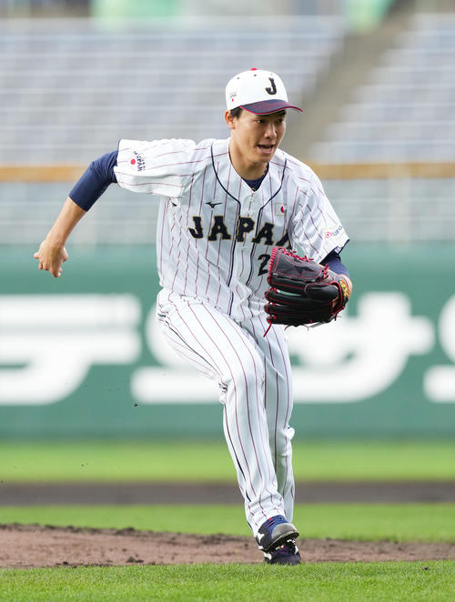 『湯浅京己』３者連続空振り三振でWBC鮮烈デビュー