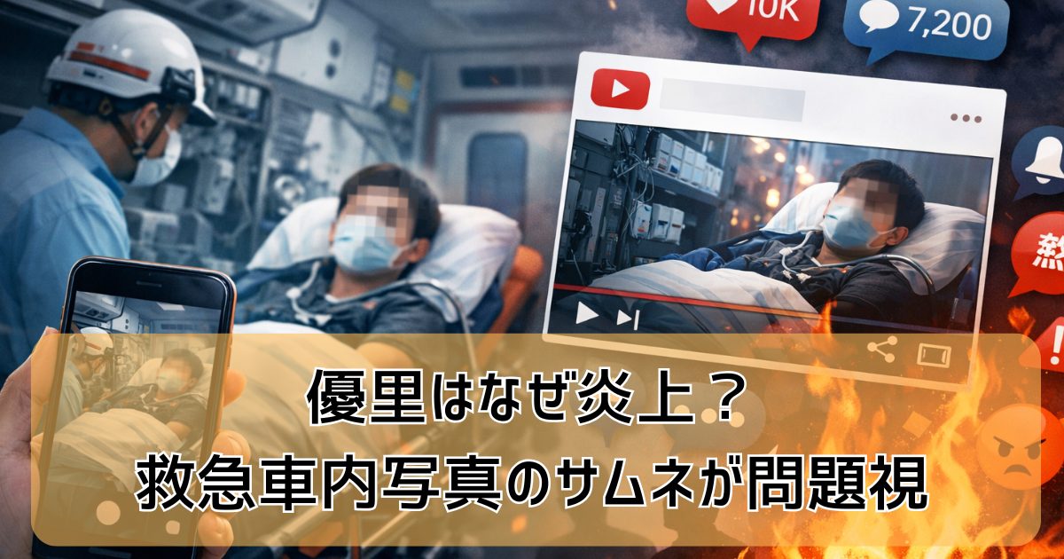 優里が救急搬送SNS投稿で炎上　投稿削除の背景は？