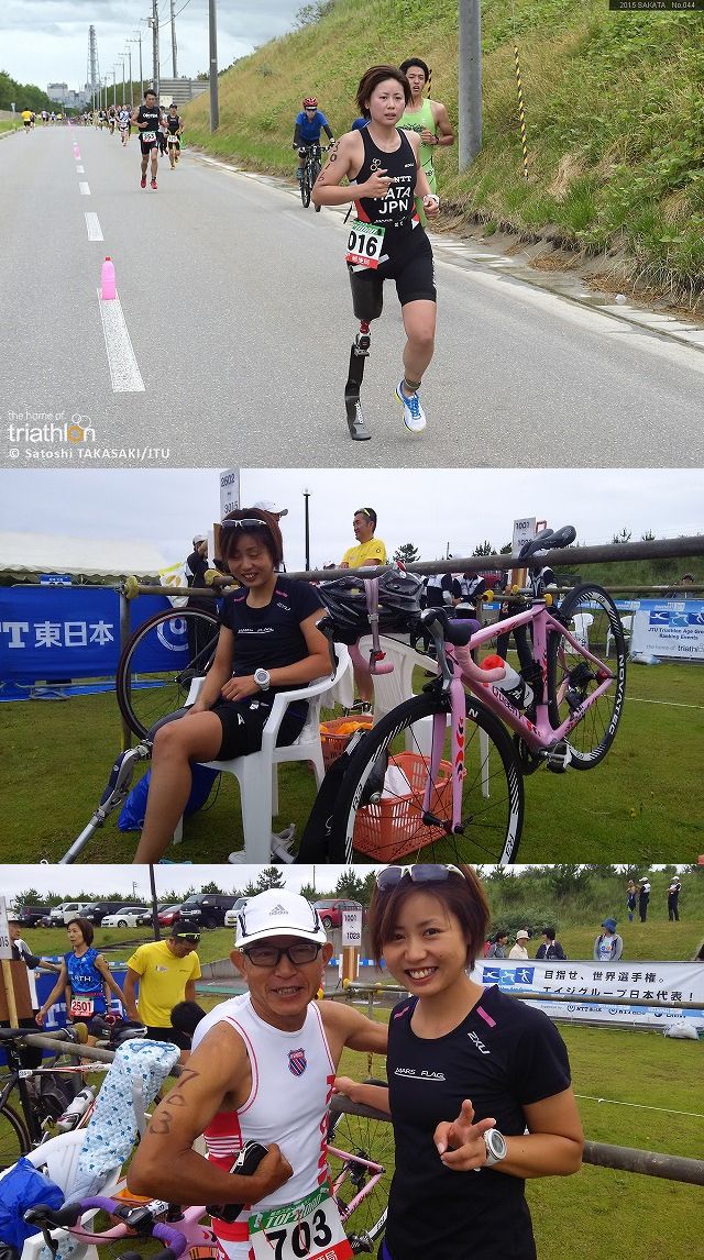 パラトライアスロンの女子選手 ララ の 楽しい鉄人トレーニング