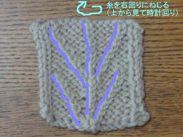 アランの編み方その２ 地模様をうまく編む方法 Idylle Mのblog