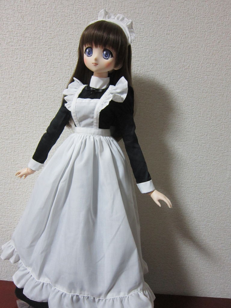 50クラシカルロングメイド服set ブラック フリフリとロングスカートを見ると幸せ 50クラシカルロングメイド服set ブラック フリフリとロングスカートを見ると幸せ
