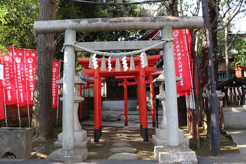 20160326居木神社内 稲荷と厳島神社