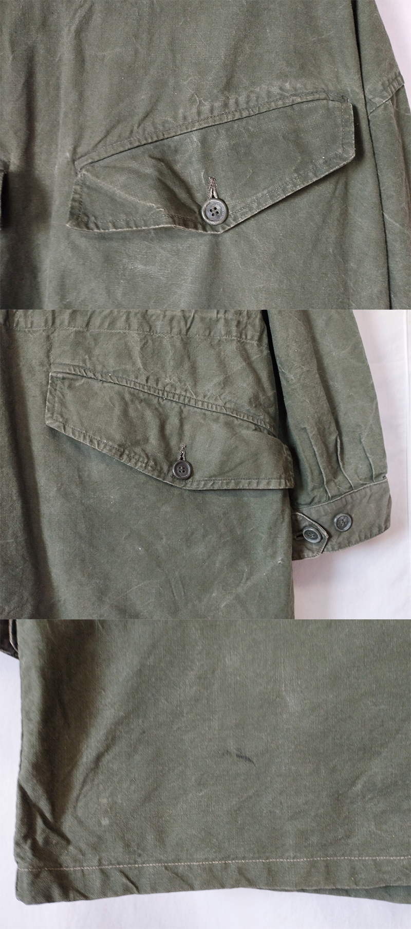 Vintage French Army Alpine Smock Military Smock Parka, Size M (1988-1992), Men's XL unclear Khaki type Vintage Second Hand