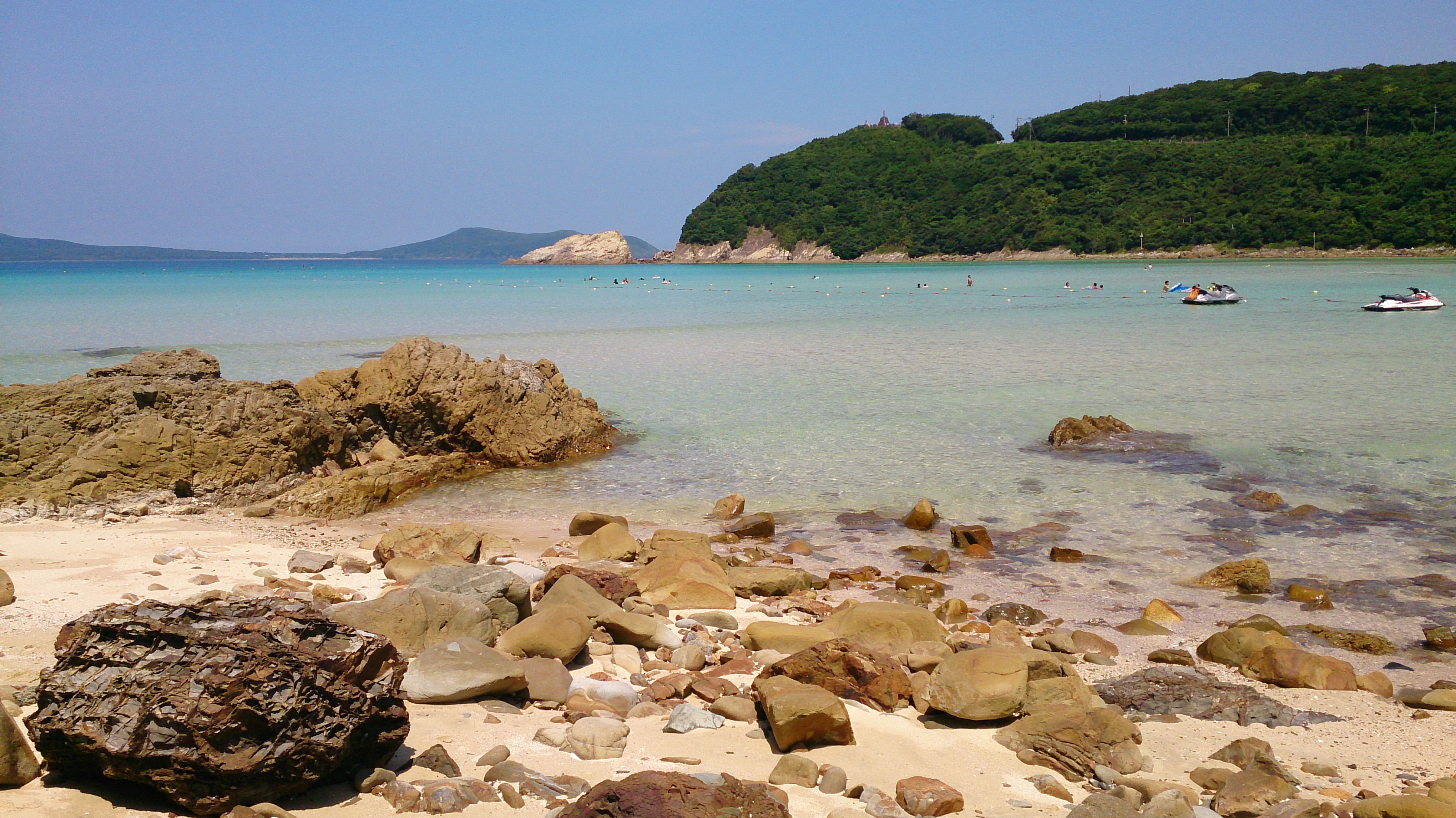 五島列島福江島二日目 鐙瀬海岸と高浜海水浴場 トラブったトラベル
