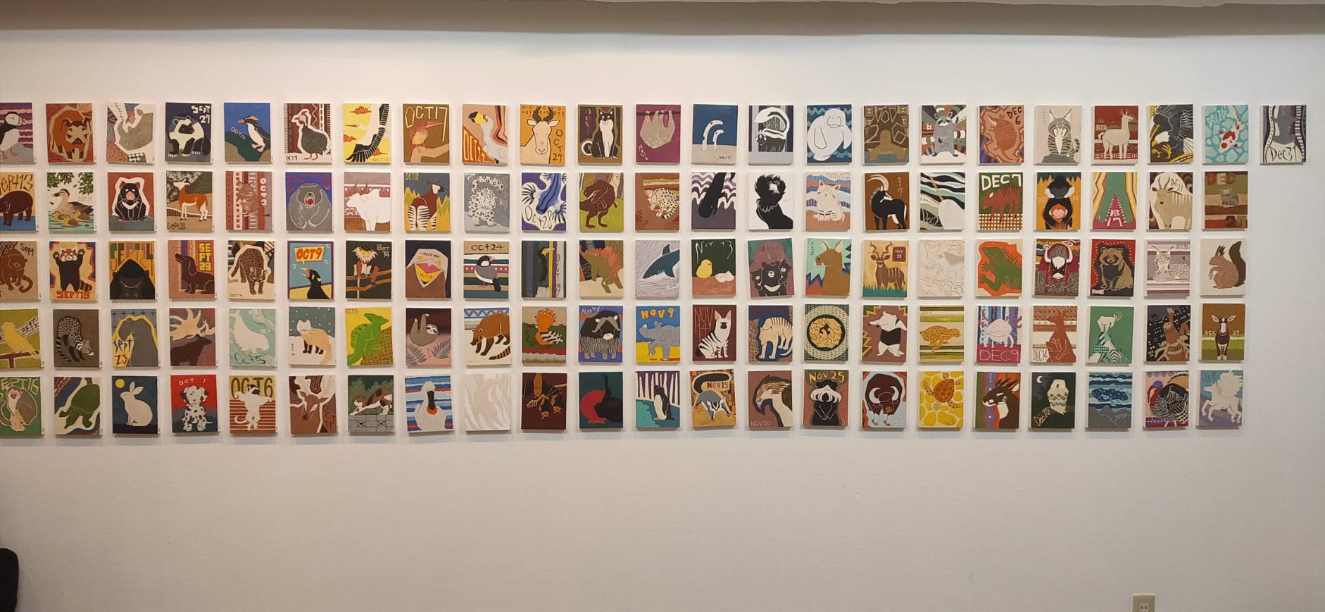 日本画で描かれた366種類の動物 トラブったトラベル
