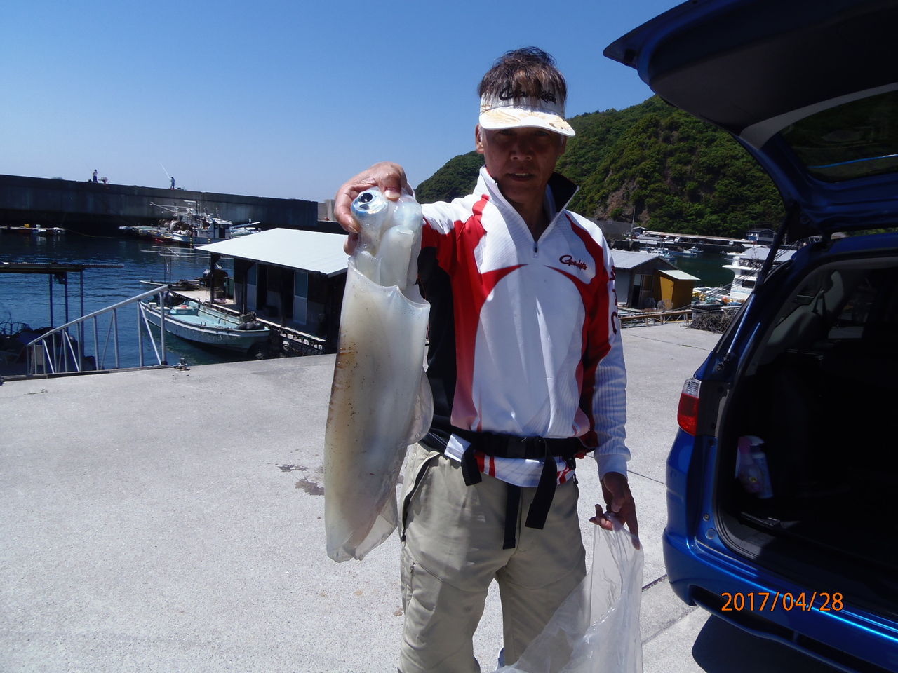 4月２８日アオリイカ 津島マリン 今日の釣果