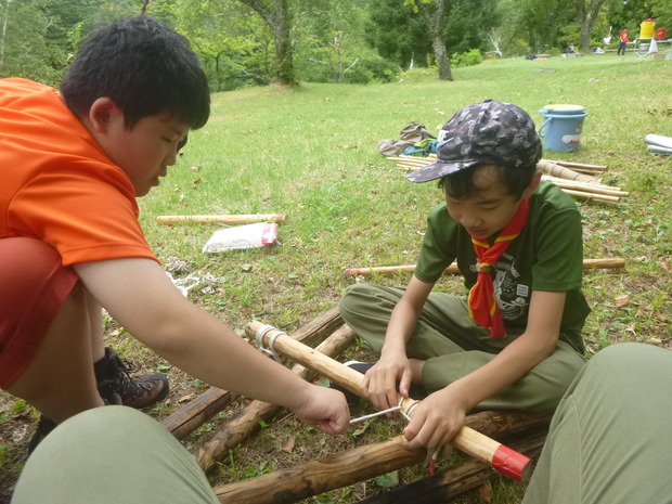 [南砺3団] 【ボーイ隊】夏キャンプ「Best Outdoor eXperience」班カメラバージョン