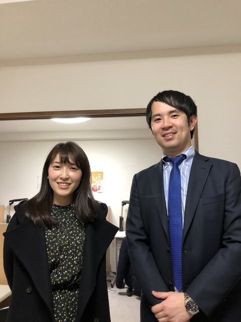3月15日松橋さんと西野君