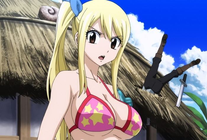 ルーシィのはみ出た乳肉wwwwwwwのトップ画像