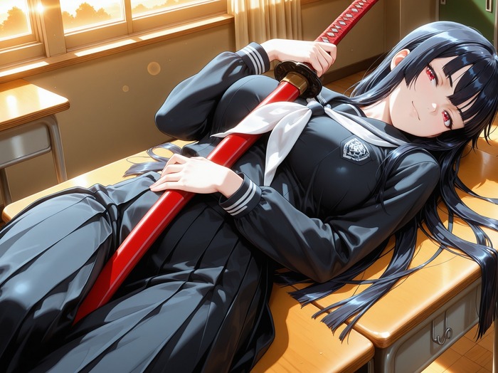 黒髪黒セーラーからしか得られない養分があるのアイキャッチ画像