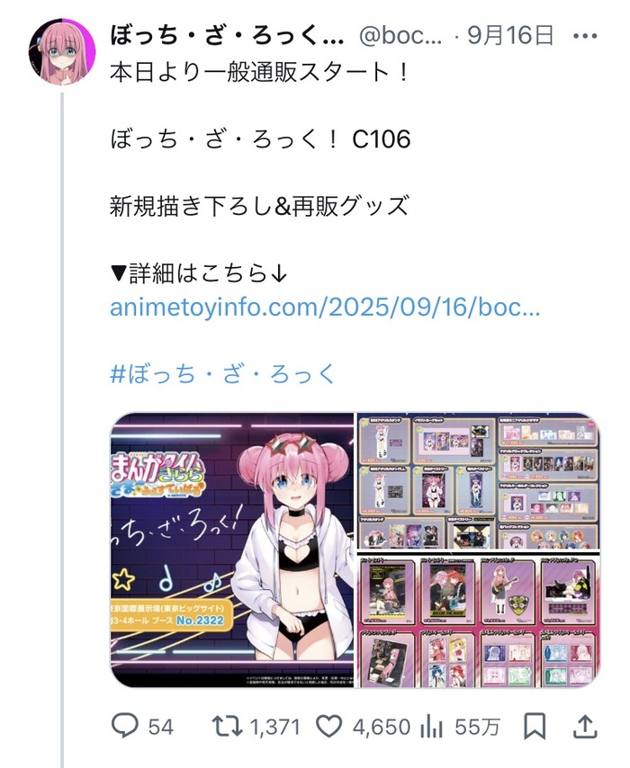 【悲報】ぼざろ公式さん、脚本家様の意思に反してぼっちちゃんのノイズなグッズを発売wwwwwwwwwwwwwwwwwwww……のトップ画像