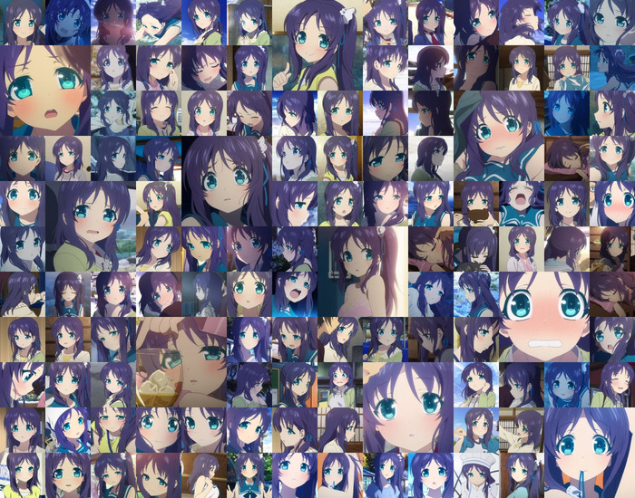 いい感じの青髪ロングキャラのトップ画像
