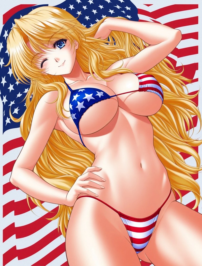巨乳星条旗ビキニwwwwwwwwwのトップ画像