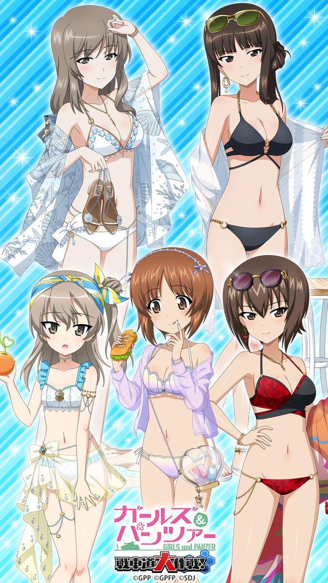 【画像】ガルパン、今年のふしだら母娘たちの水着姿がガチでシコいwwのトップ画像