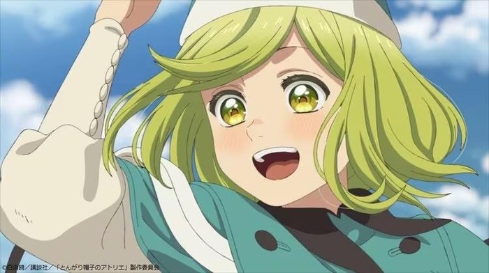 【とんがり帽子のアトリエ2話】いつもびしょ濡れなってんなのトップ画像