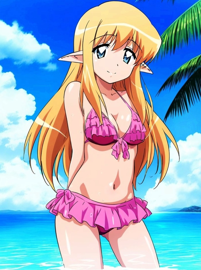 巨乳エルフキャラwwwwwwのトップ画像