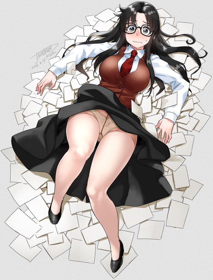 巨乳眼鏡も普及してきた気がするのトップ画像