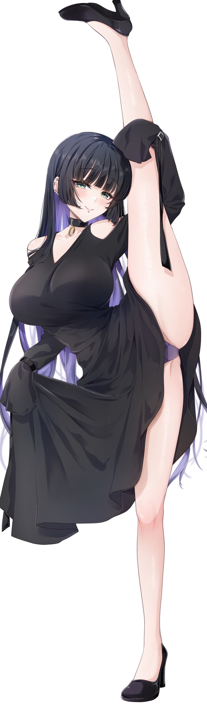 【画像】この女の子がI字バランスで柔らかい身体を見せつけてきたらwきたらwwwのトップ画像
