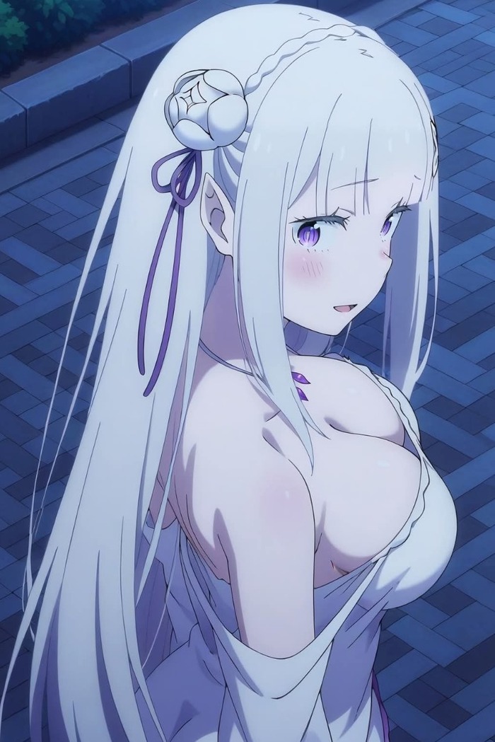 エミリアのおっぱい支えたいんやがのトップ画像