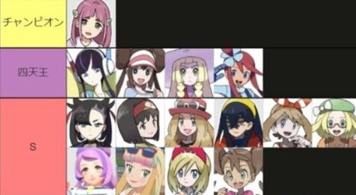 ポケモン女キャラの人気投票がXで行われた結果wwwwwwwwwwwwwのトップ画像