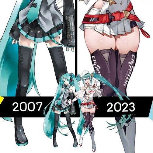 【画像】おっぱいも太ももも盛ってる初音ミクいいよなのトップ画像