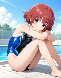 競泳水着はスク水とはまた違ったエロスがあるよなのトップ画像