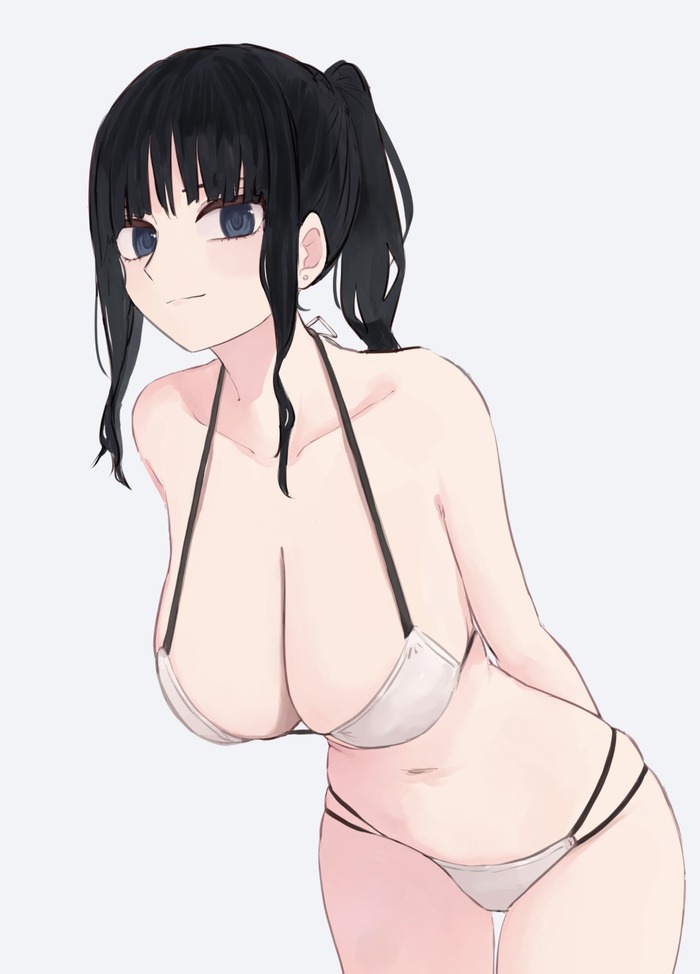 清楚に見えるけど白ビキニって一番エロい水着だよねのトップ画像