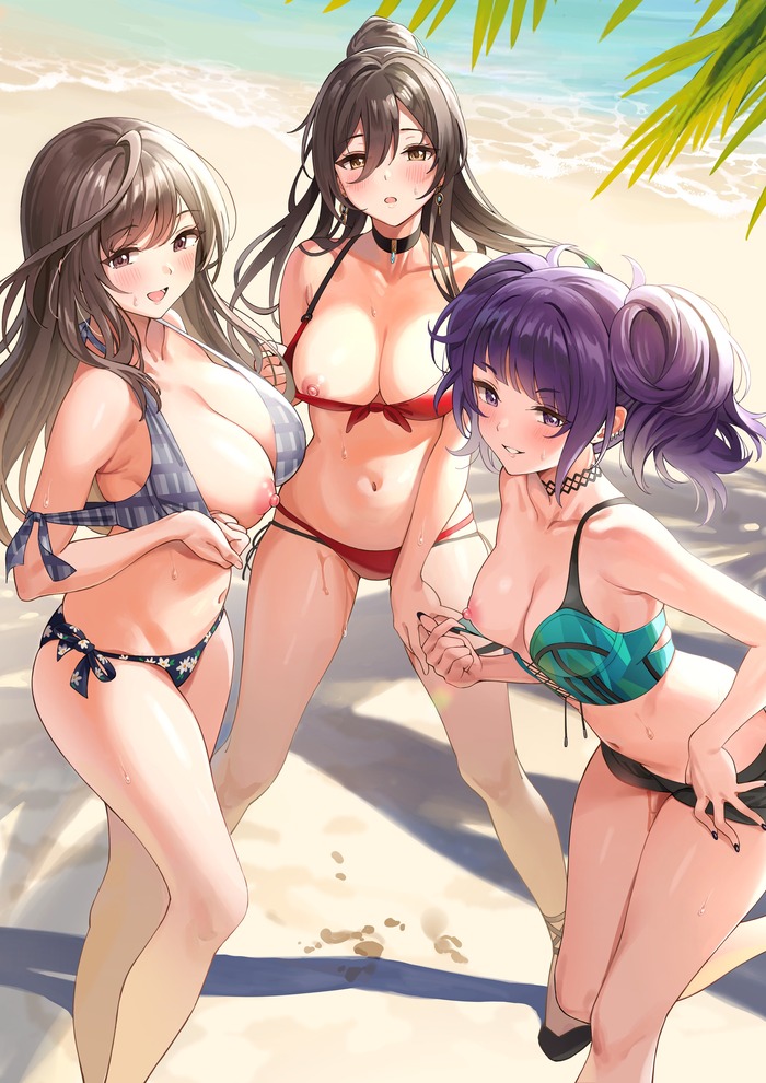 乳が並ぶ集合乳wwwwwwwのトップ画像