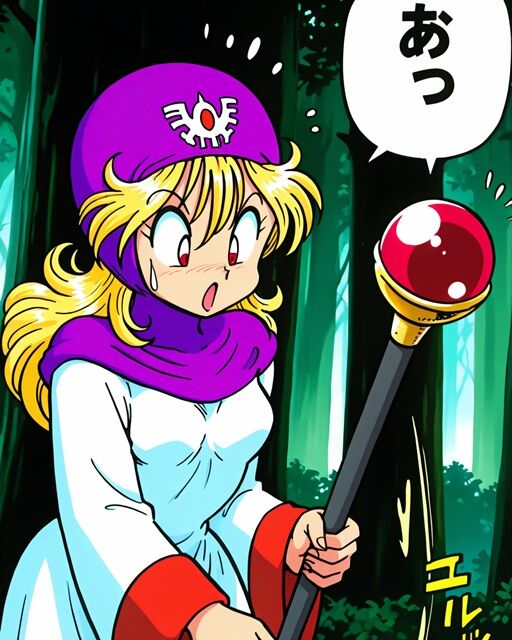 AI絵でムーンブルク王女制作できたwwwwwwwwwのトップ画像
