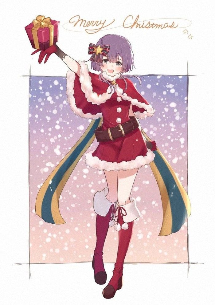 少し気が早いけどサンタコスかわいいよなのトップ画像