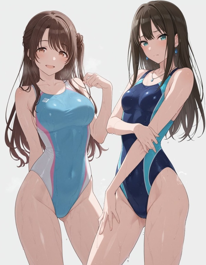 競泳水着が実は一番エッチな水着だと思うのトップ画像