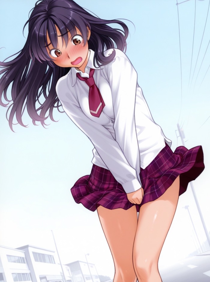 パンチラそのものよりも女の子が恥ずかしがる姿が興奮するのだと最近気づきましたのトップ画像