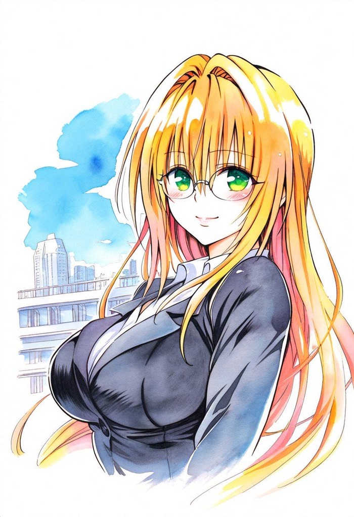 眼鏡巨乳キャラと言えばのトップ画像