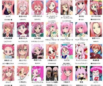 【悲報】ピンク髪のキャラ、不人気かガイジしかいないのトップ画像