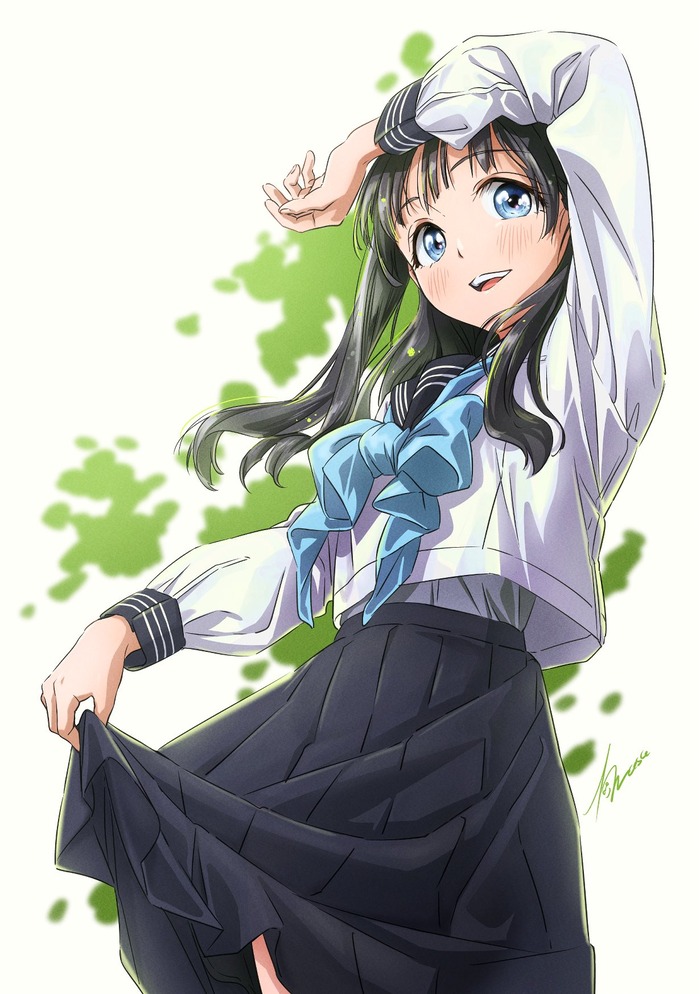 【朗報】明日ちゃんのセーラー服の作者とんでもないものを描いてしまう…のトップ画像