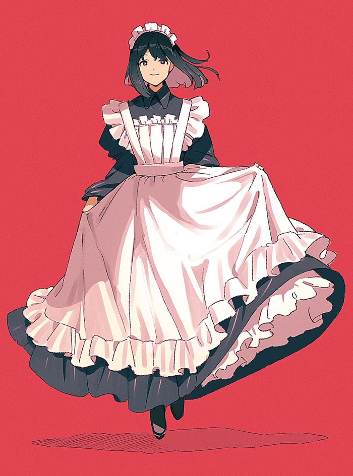 メイドさんはロングスカートだよなのトップ画像