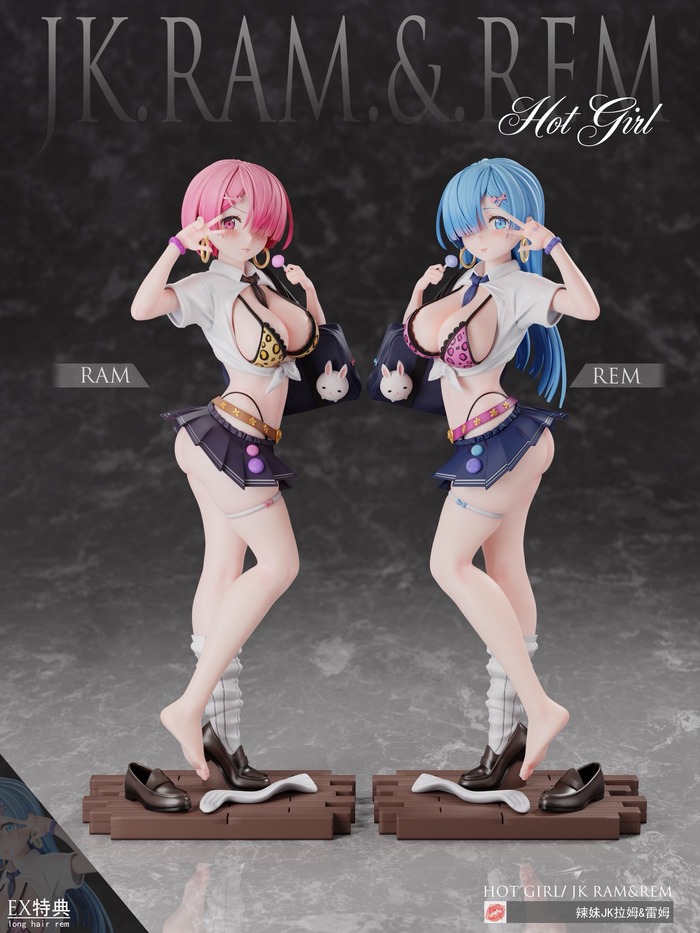 ラムレムのギャル風クソエロドチャシコフィギュアｗｗｗｗｗｗｗｗｗｗｗｗｗｗのトップ画像