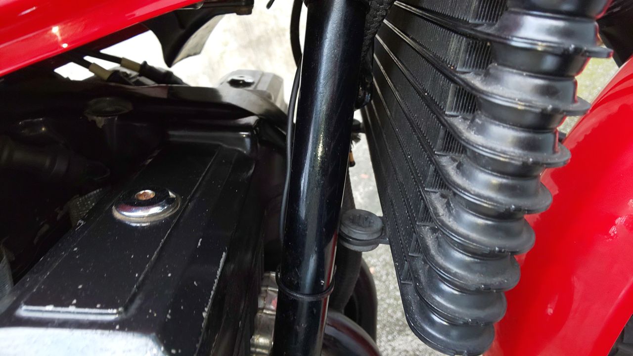 CBX400F RSCレース用？オイルクーラーコア交換 : バイク整備備忘録