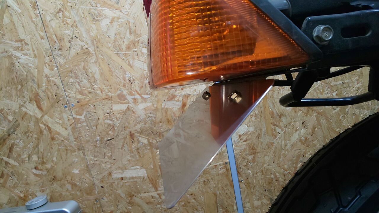 CBX 1号機 ETC取付とナンバーレス位置変更 : バイク整備備忘録