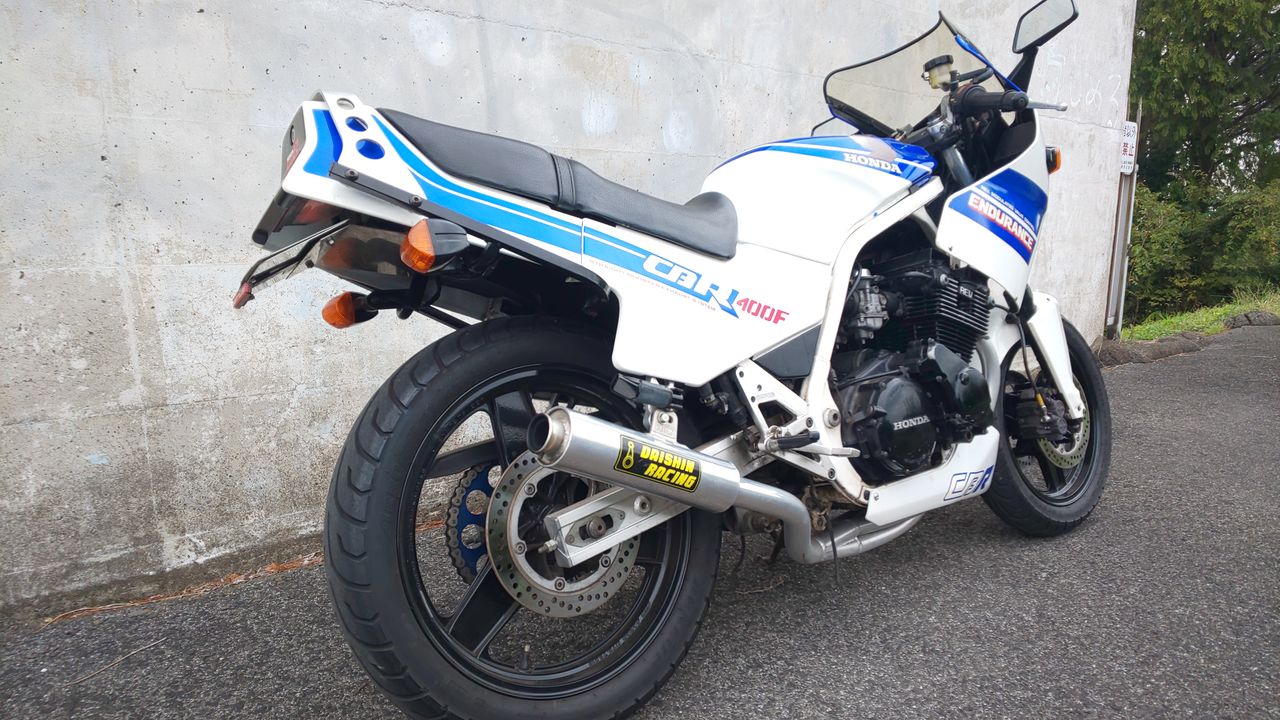 久々のCBR400Fでご近所一周 : バイク整備備忘録