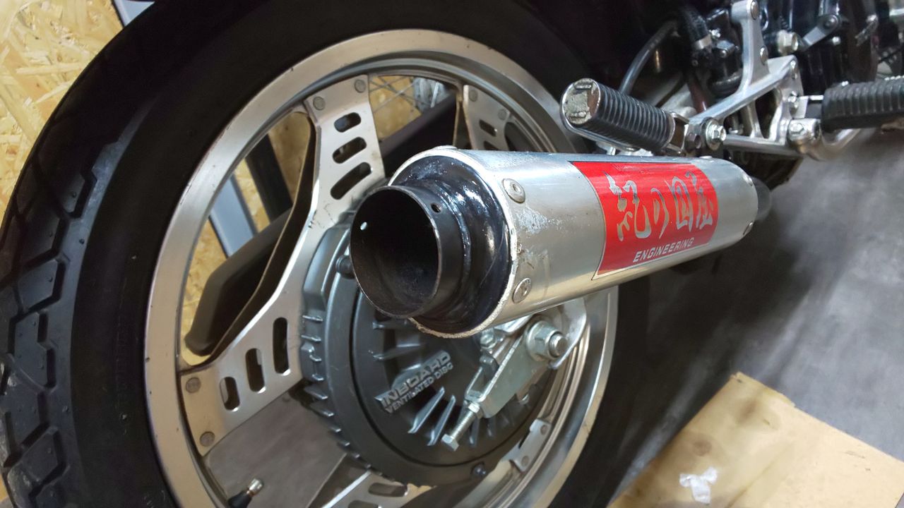 CBX400F 当時物 紀の国屋マフラー装着 : バイク整備備忘録
