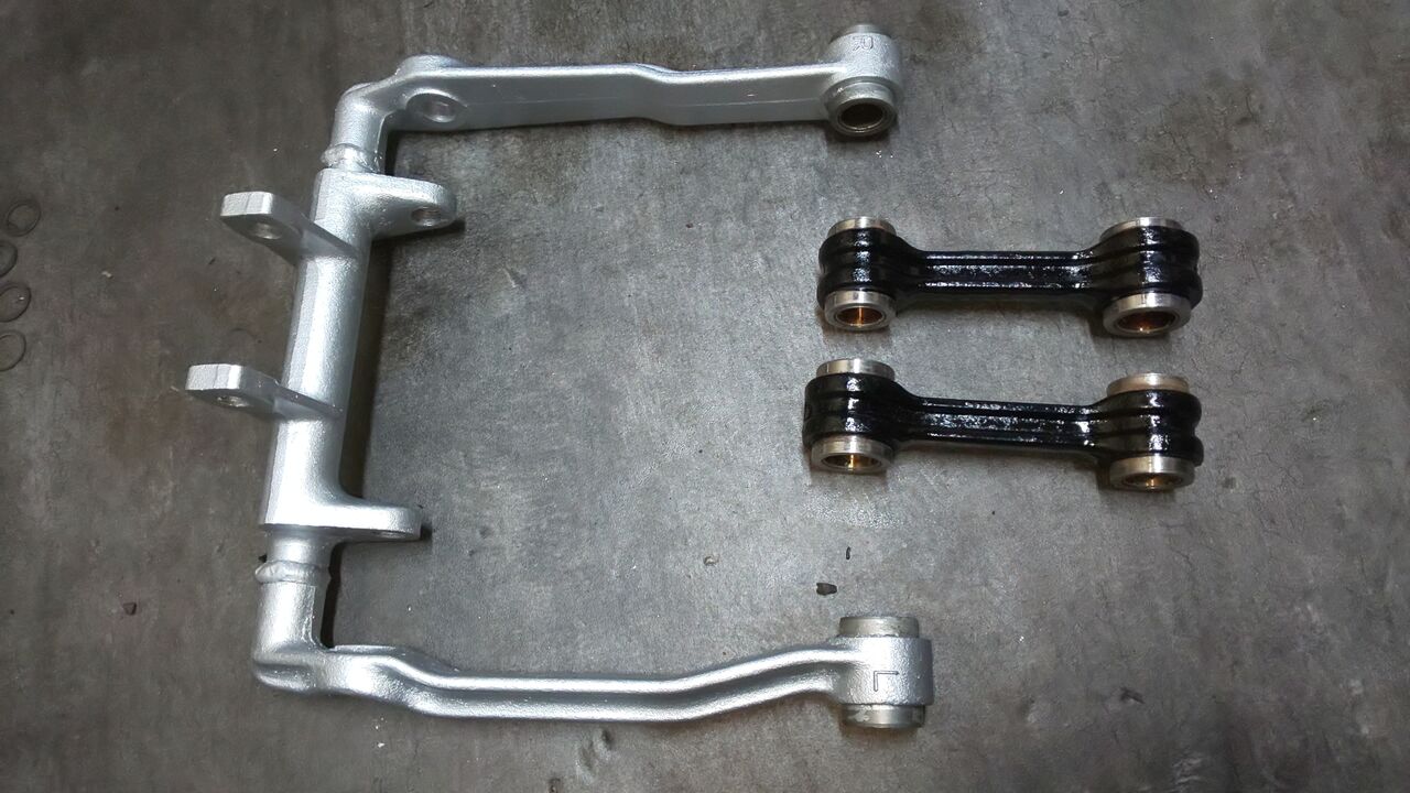 CBX 1号機 メインテナンス リンク廻り組付とブレーキエア抜き編 CBX 1号機 メインテナンス リンク廻り組付とブレーキエア抜き編