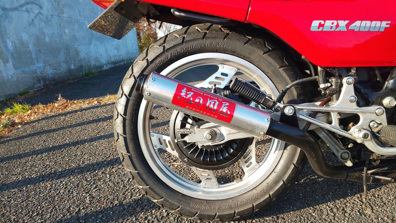 CBX400F リアホイール