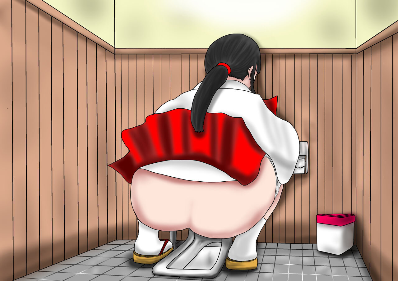 トイレ 二次エロ 2次エロ！巫女さんJDのトイレ覗き見バックショット公開！ : 変態トイレ覗きマニアの日常生活