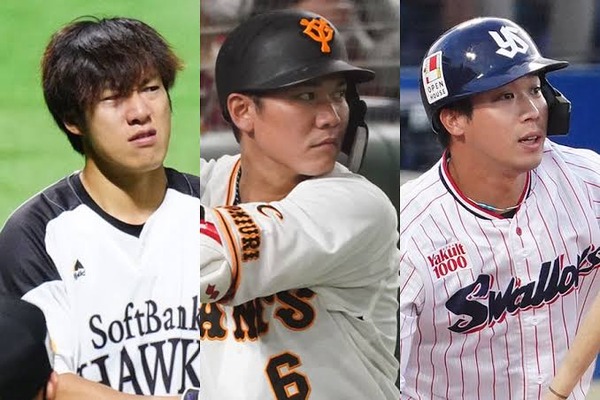 柳田(35)坂本(35)浅村(33)山田(31)