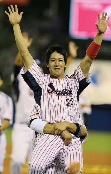 ヤクルト山田哲人「プレミア、五輪、WBC全てで優勝経験しました」