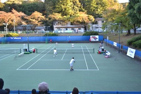 慶応チャレンジャー国際テニストーナメント ダブルス 松井俊英/志賀正人組がイタリアのAndrea ARNABOLDI/Matteo VIOLA組に敗退